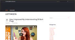 Desktop Screenshot of lottimista.com